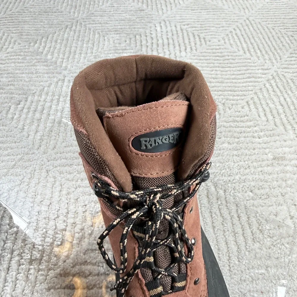 Ranger Winter Boots Men 12 Brown Duck Boots Thermolite Insulated Waterproof Snow